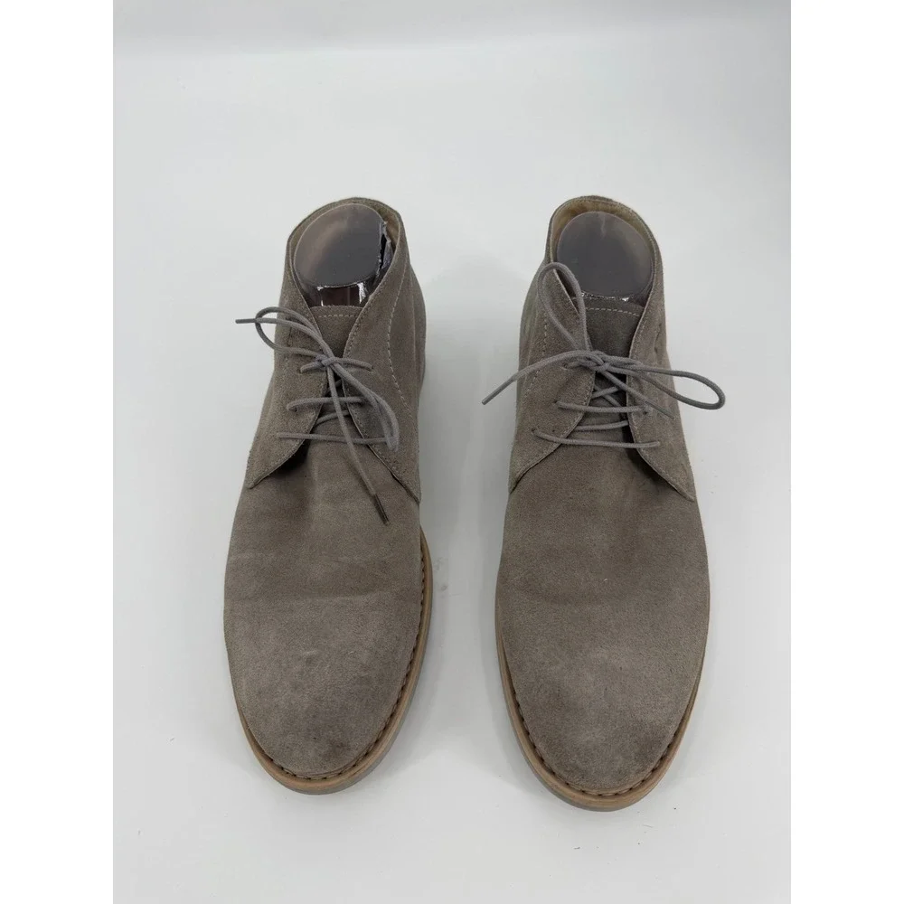 Nero Giardini Mens Grey Suede Chukka Boots Made in Italy Size 43 Ankle Boots